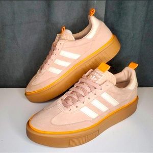 Adidas Sleek Super 72 Shoes Ash Pearl Crew Orange Women’s Size 7.5
